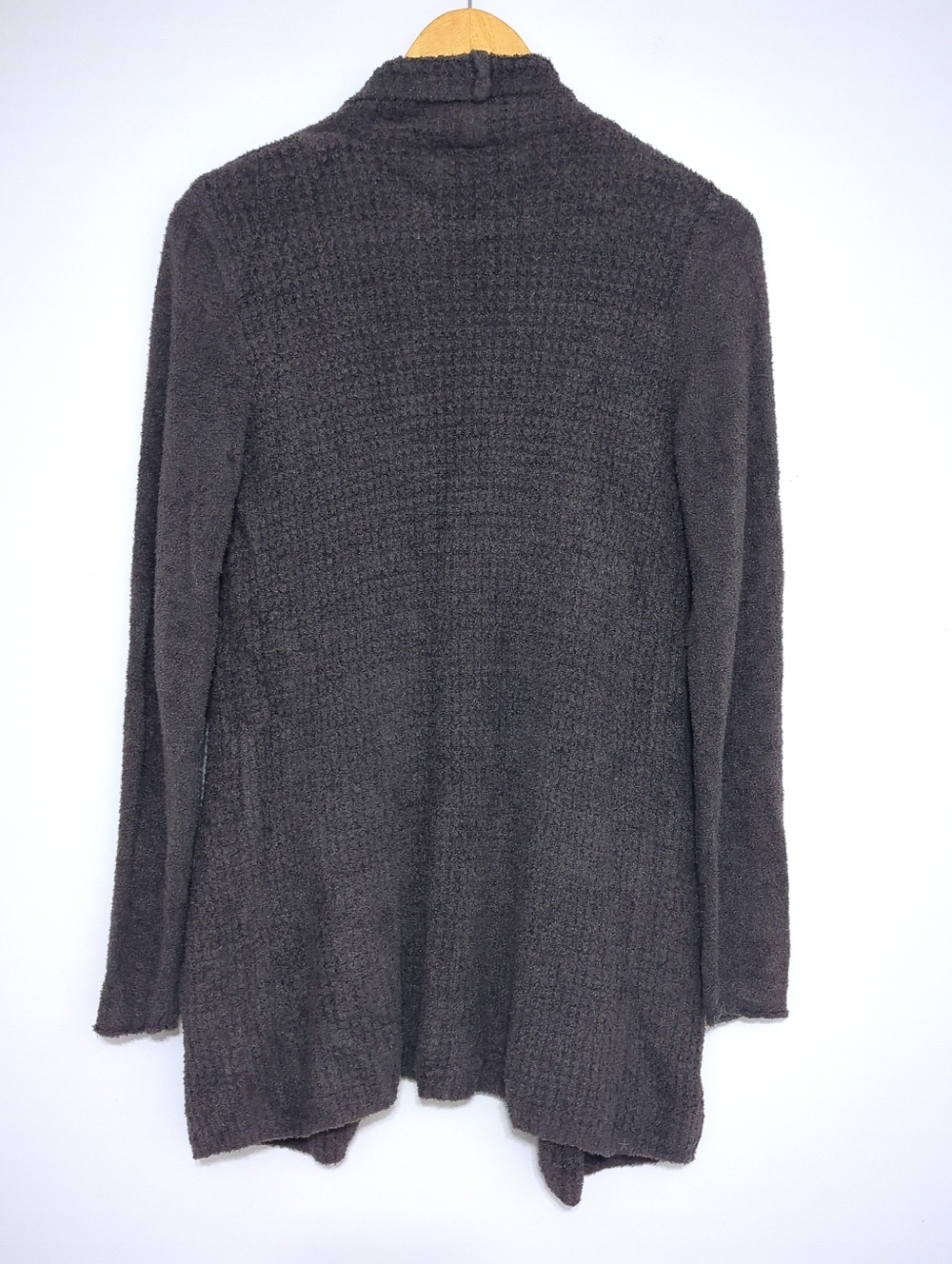 Barefoot Dreams CozyChic Lite Cardigan Gray Open Front Shawl Size S - Picture 3 of 11